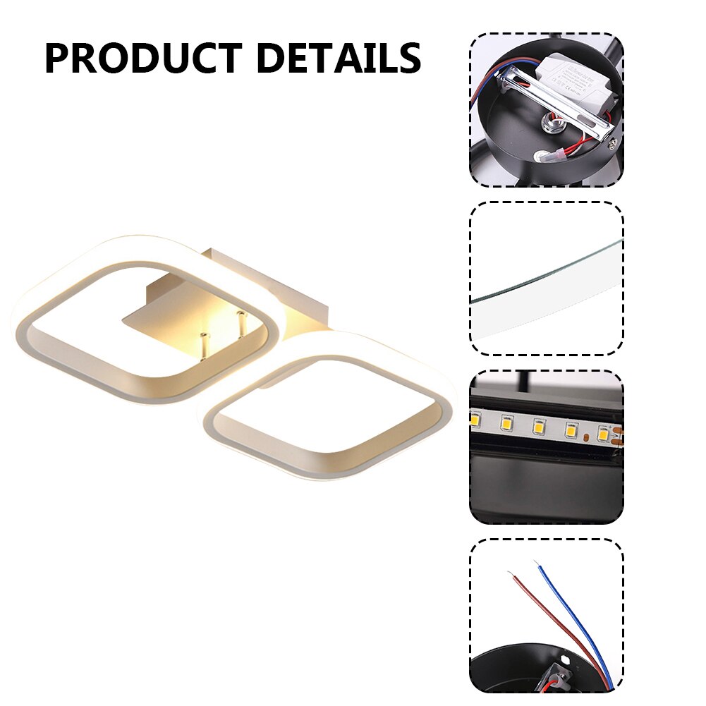 Modern LED Ceiling Lights Northern European Indoor Lamps Durable Multifunctional Simple Minimalist for Staircase Porch Balcony