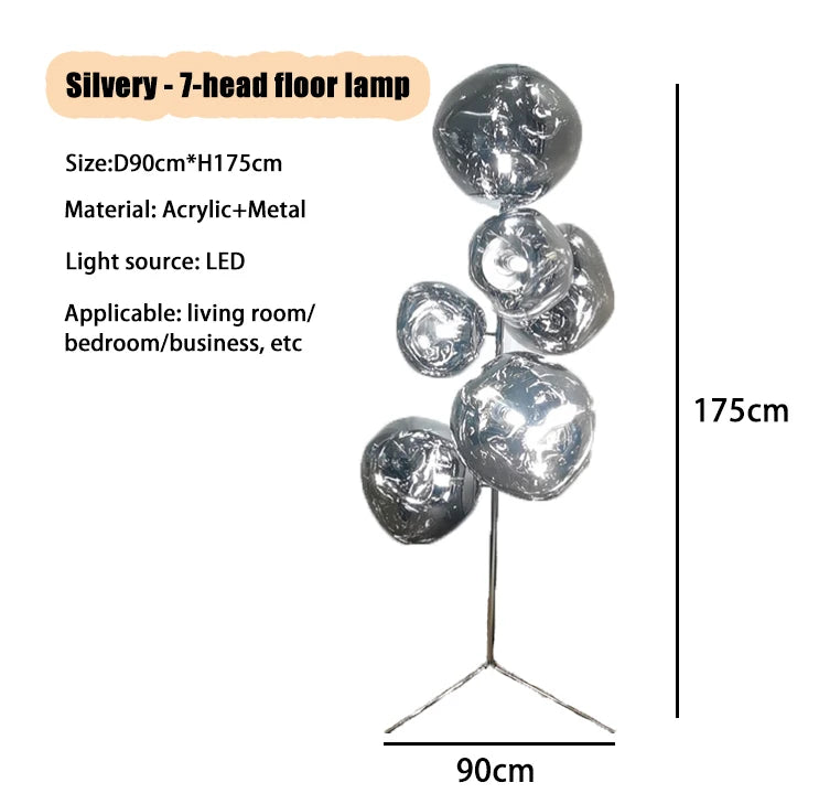 Post Modern Simple Volcanic Lava Floor Lamp Living Room Luxurious Sample Room Designer Highend Atmosphere Vertical Table Lamp