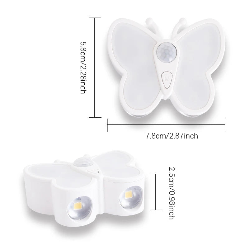 1PC/2PCS，LED Night Light, USB Rechargeable, Three Light Colors, Smart Motion Sensor—Perfect for the Living Room and Bedroom
