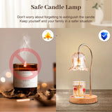 Table lamp decoration Candle Lamp Furnace Glass Aromatherapy Melting Wax Lamp Melting Candle Lamp Bedroom Atmosphere Table Lamp