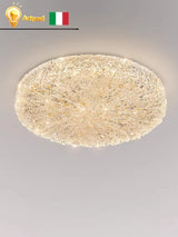 Minimalist Resin Ceiling Light Gold Luxury Led for Bedroom Living Room Decor 40cm 50cm 60cm Round Ceiling Lamp