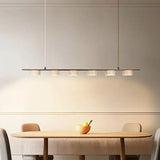Minimalist Dining Room LED Pendant Light Real Stone Height-adjustable for Bar Kitchen Restaurant Hanging Lamp Chandelier Fixture