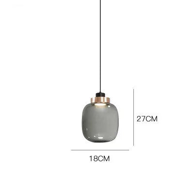 Nordic Pendant Lighting Modern Indoor Glass Ceiling Lamp Chandelier Island Dining Led Simple Bedside Hanging Lustres Fixture