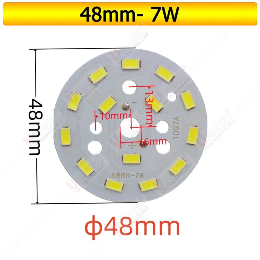 3W 5W 7W 9W 12W 15W 18W 20W 24W SMD5730 Brightness SMD Light Board Led Lamp Panel For Ceiling PCB With LED free shipping