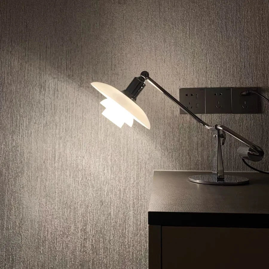 Denmark Classic Table Lamp Vintage Glass Desk Light Adjustable