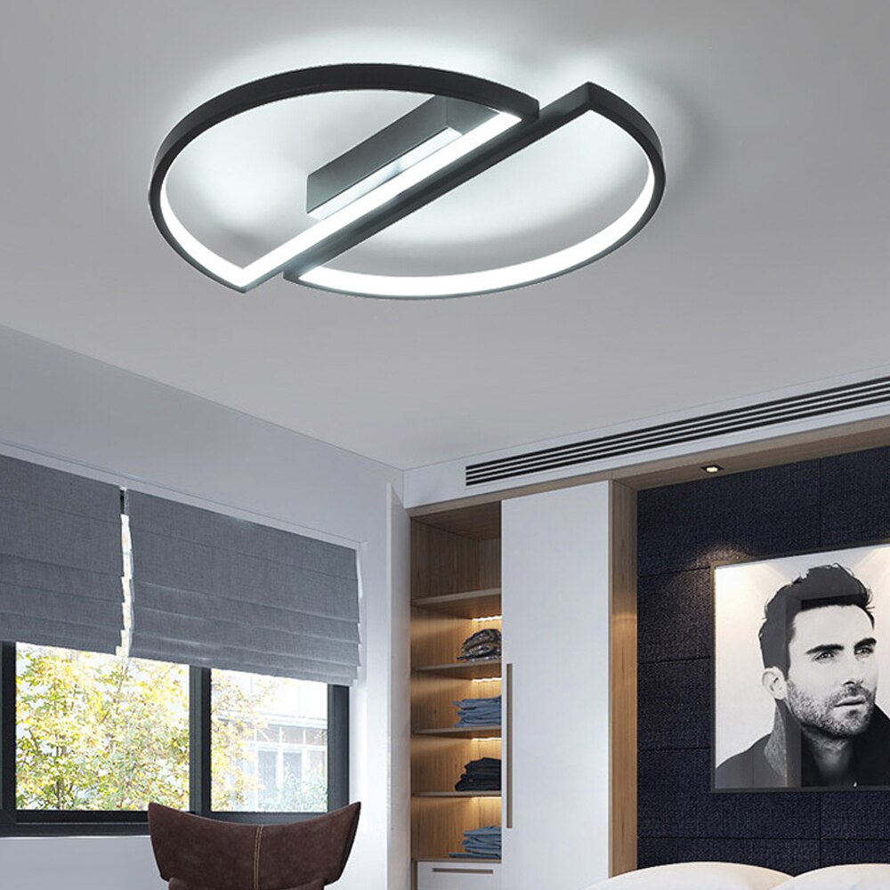 LED Ceiling Light Modern Half Round Circle Ceiling Lamp for Living Room Dining Bedroom Kitchen Decoration Light LED Ceiling Lamp