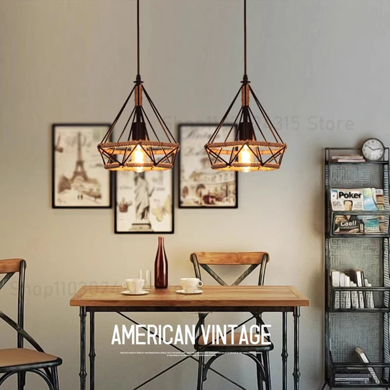Led Chandelier Nordic Lampshade Pendant Light 1Head Stainless Steel Hanging Lamp For Dining Table Living room Decors Ceiling Lamp