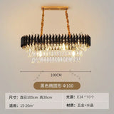 Nordic Luxury Crystal Chandelier Round Pendant Light LED for Living Room Hotel Lobby Hallway Modern Home Decor Hanging Lamp