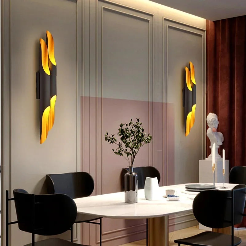 Led Wall Lamp Lights for Living Room Modern Wall Decororation E27 Sconce Long Tube