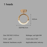 Light Luxury Ceiling Light Postmodern Living Room Lighting Master Bedroom Designer Personalized and Simple Ceiling Lamp