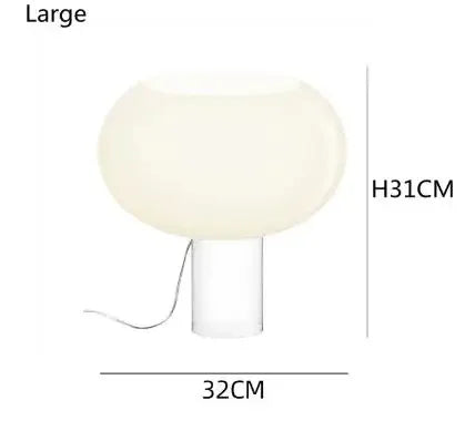 Medieval Nordic Table Lamp Simple and Warm Living Room Bedroom Designer Bedhead Ins Silent Wind Glass Decorative Table Lamp