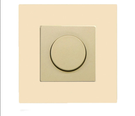 Mechanical Dimmer Switch Led Dimmable Wall Light Switches EU Standard Lamp Switch Brightness Adjustable Glass Frame 10A