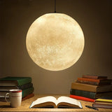 Nordic Moon Led Chandelier Living Dining Room Round Pendant Light Home Lighting Bedroom Atmosphere Hanging Lamp Lustre Luminaire