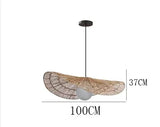 Rattan Pendant Lights Wabi-sabi Style Hand-woven Lamp Restaurant Home Decor Bedroom Living Room Creative Dining Room Chandeliers