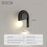U Shape Wall Lamp Nordic Sconce Lights For Bedroom Living Room