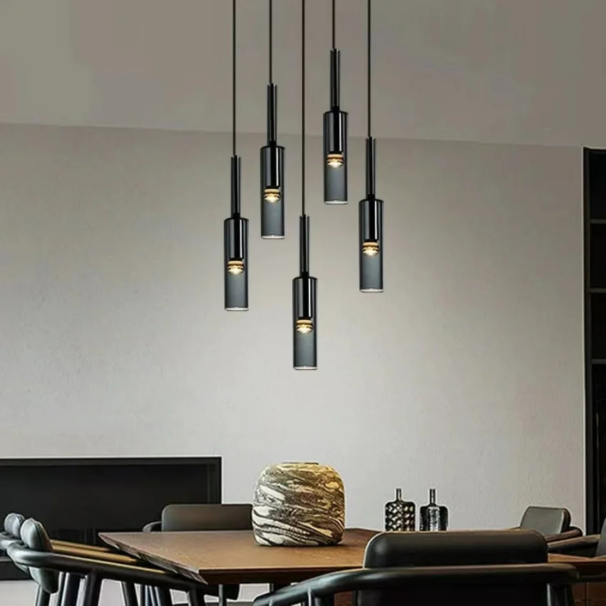 Modern Bottle Pendant Lights for Kitchen Dining Room Restaurant Bar Bedroom Hanging Lamp Decoration Ceiling Chandeliers Bedside