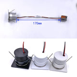 Square Lamp Mini Light With Embedded Ceiling 4W Spotlight Embedded Light DC12-24V AC100-240V LED Indoor Use Room Decor Pane