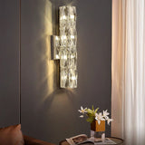 Round Crystal Chandelier Home Decoration Hanging Lamp Living Dinning Room Modern Crystal Pendant Light Kitchen Dimmable LED Lamp