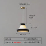 Rattan Pendant Light Minimalist Wabi-sabi Fabric Decorative Danish Design Light Interior Restaurant Bedroom Dining Room Light