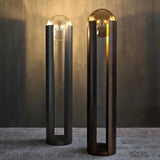 Luxury Black Iron LED Floor Lamp - Nordic Minimalist Standing Light & Desk Lamp Fixture for Living Room, Hotel & Bedroom Bedside
