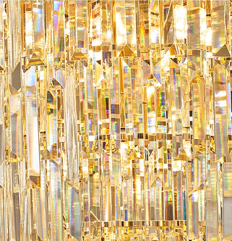 Nordic Modern Crystal Chandelier Wedding Hall Villa Hotel Hall Living Room Home Decoration Ceiling Light Luxurious Pendent Lamp