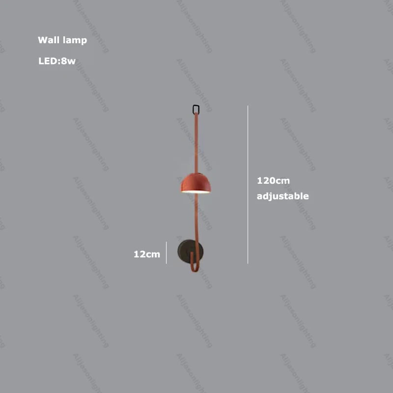 DIY Textile Leather Belt LED Pendant Light - 2026 Early Spring Glass Chandelier