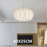 Origami Ceiling Lampshade Nordic Style Paper Lantern Shade Creative Decorative Light Cover for Living Room Decor