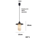 2026 Trendy Marble Joy LED Chandelier - Luxury Alabaster Pendant Light