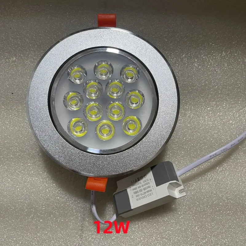 1pcs round Dimmable Led downlight light Ceiling Spot Light 3w 5w 7w 9w 12w ac110-230V ceiling recessed Lights Indoor Lighting