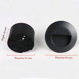 Outdoor Step Lighting 3W LED Embedded Wall Lamps Waterproof Outside Night Footlight +Bottom Box for Stairway Balcony Garden Porch