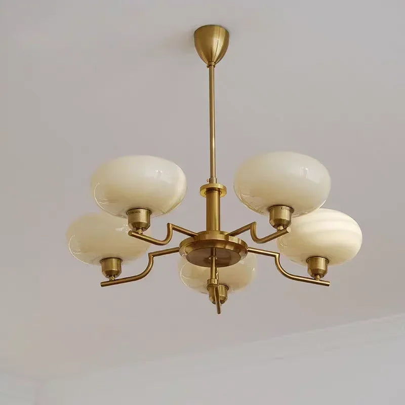 Retro Artistic Design Glass Pendant Light Ball Used in Bedrooms Study Rooms Living Kitchens  Island Chandelier Indoor Hanging