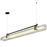 New Italian Modern Minimalist Dining-Room Lamp Creative Restaurant Chandelier Minimalist Art Exhibition Hall Bar Table Long Lamp