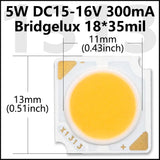 COB LED Chip 3W 5W 7W 10W 20W 30W 40W Light Emitting Diode LED Module Matrix 1313 2020 2828 1919 for Bulb Downlights