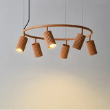 Nordic Macaron Painted Metal Spotlight Chandelier Living Room Led GU10 Pendant Chandelier Lighting Indoor Deco Lighting Lampara