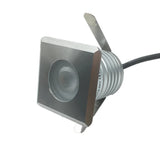 Waterproof 3W LED Garden Buried Light - Square Outdoor Recessed Deck Spotlight