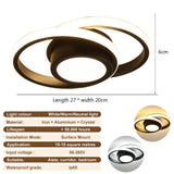 Nordic Modern LED Ceiling Lights Surface Mount Pendant Chandelier Living Room Bedroom Indoor Kitchen Dining Lighting Lamp