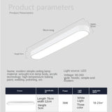 Modern Led ceiling Lamps Black White Acrylic Corridor Ceiling Lights for Dining Living Room Bedroom Home Decor Fixture