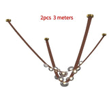 Simple Leather Design Led Pendant Lamp Home Decor Chandeliers Lighting Suspension Luminaires for Living Room Villa Lustre Salon
