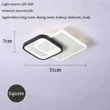 Modern Nordic LED Ceiling Light - Luxury Metal Lamp for Living Room