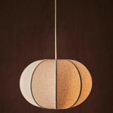 Japanese Wabi-Sabi Linen Fabric Pendant Light - Nordic Medieval Lantern Chandelier Hanging Ceiling Lamp Fixture for Living Room, Restaurant & Homestay Decor