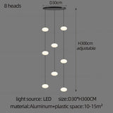 Stairs Modern Chandelier Loft Duplex Living Room Hotel Lobby Long Pendant Nordic Home Decorative Lighting Ball Long Line Pendant