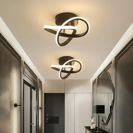 LED Strip Aisle Ceiling Lights Modern Minimalist Living Room Lamps For Balcony Entrance Staircase Home Decors Fixtures Led Luster