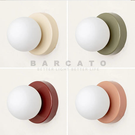 Color Simple Wall Lamp Nordic Minimalist Modern Bedroom Bedside Lamp Aisle Living Room Background Wall Lamp Room Decor 110V 220V