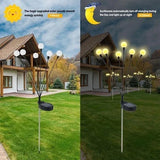 8pcs Outdoor Lights Solar Lawn Lamp Garden Lamp LED Wind-driven Firefly Ground Plug Lamp for Garden Lawn Landscape Holiday Light