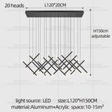 Nordic Pendant Light Modern Living Room Dining Table Lighting Lounge Hanging Restaurant Attic Chandelier Bedroom Ceiling Lamp