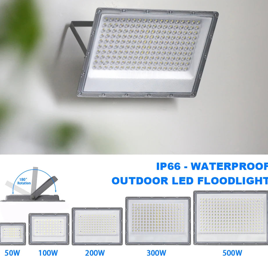 50W LED Flood Light 220V Outdoor Lighting COB Flood Light LED Spotlight Waterproof IP65 Led Projector Outdoor Street Garden Lamp