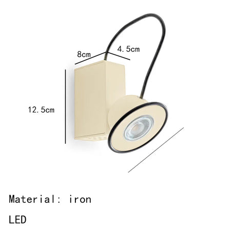  LED Wall Light Black Red Green White Body Lamp Magnetic Attraction For Bedroom Parlor Office Studio Stairs