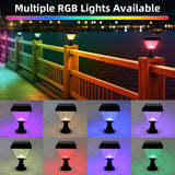 Outdoor LED Solar Column Light - Waterproof Dimmable Garden Pillar Lamp
