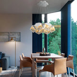 Modern 2025 New Gypsophila warm romantic master bedroom Led Ceiling Chandelier Dining Room Restaurant Bar Pendant Hanging Lamp