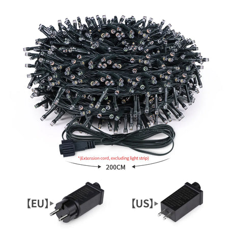 10m 20m 30m 50m 100m Street Garland Curtain Lights String Waterproof Fairy Lights Outdoor Garden Party Wedding Christmas Decors